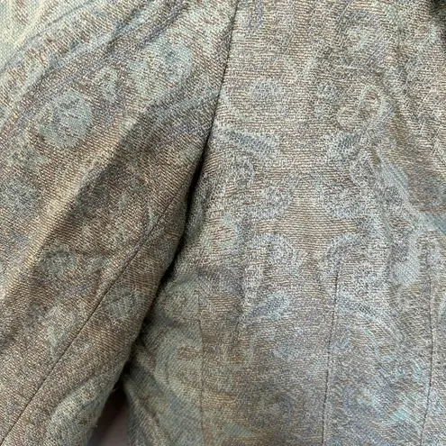 Kasper Retro Blazer Women’s Size 6 Academia Preppy Career Professional Spring Green