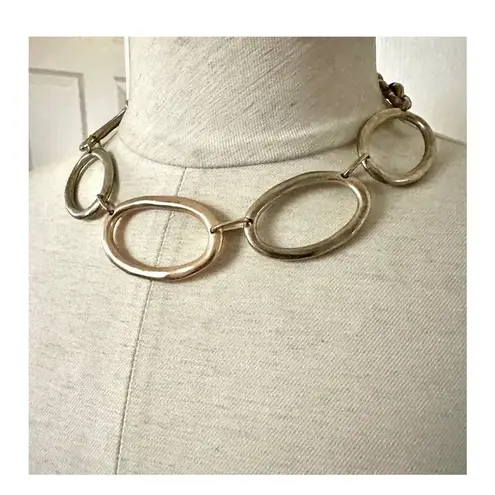 St. Thomas gold tone link necklace