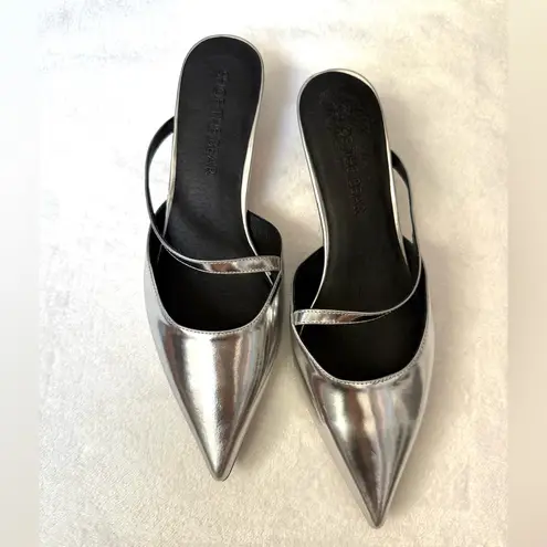 Anthropologie Shoe The Bear Alberte Metallic Heels