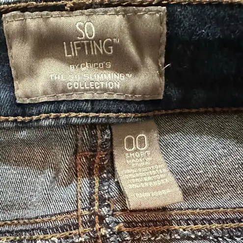 Chico's  jeans size 28 waist so lifting skinny mid rise