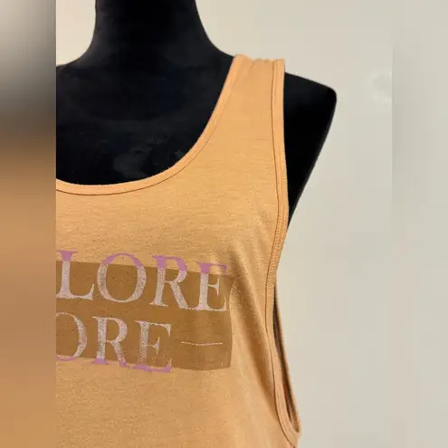 Preloved Free People Movement Orange Explore More Graphic Tank size small