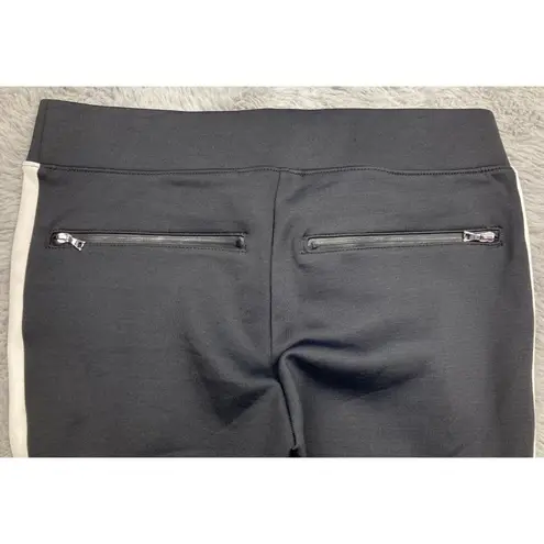 J Brand  Carrillo black and white sleek nylon pants