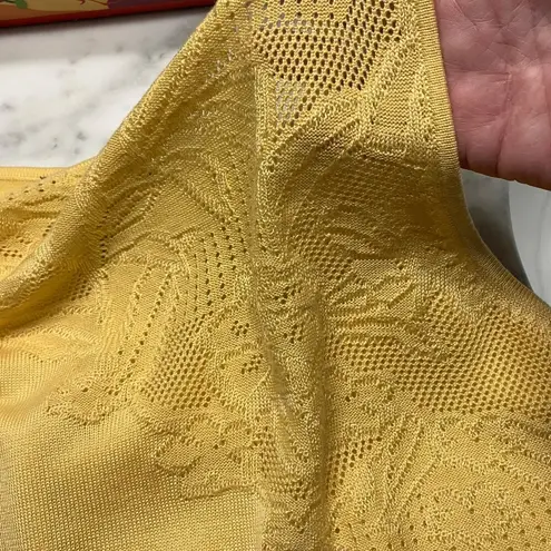 Norton Mcnaughton NWOT Knit Lightweight Sleeveless Sweater Yellow Gold XL