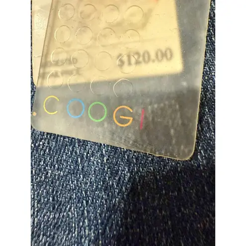 COOGI Rare NWT Vintage 29"W 31"L Low-Rise Flare Jeans Y2K Geometric Embroidery