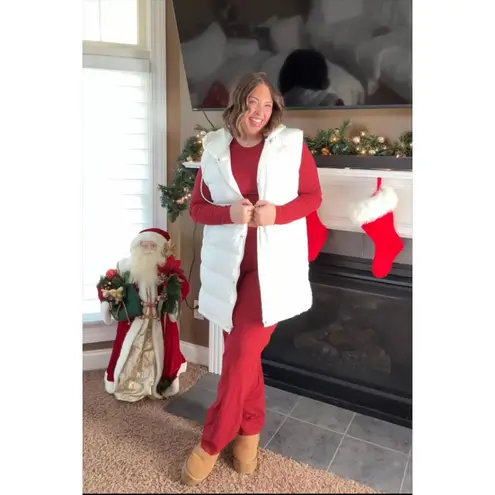 SKIMS  Foldover Pants in Red Size Small