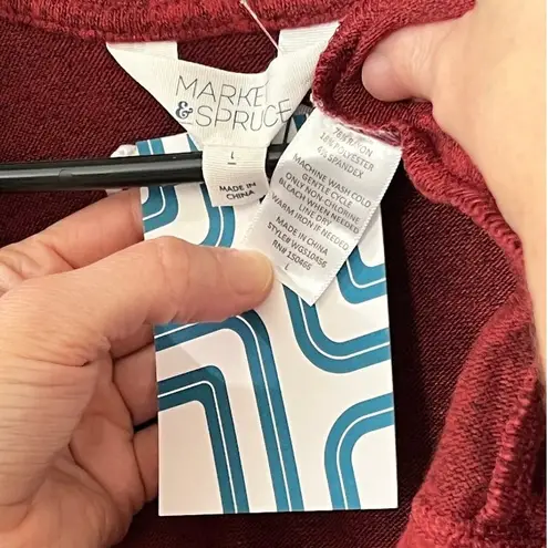 Market & Spruce LARGE Camila Brushed Knit Sleeve Detail Cardigan - Stitch Fix - Image 6