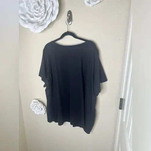 Disney NTM: Aladdin’s Jasmine Black & Watercolor T Shirt in Size 4X