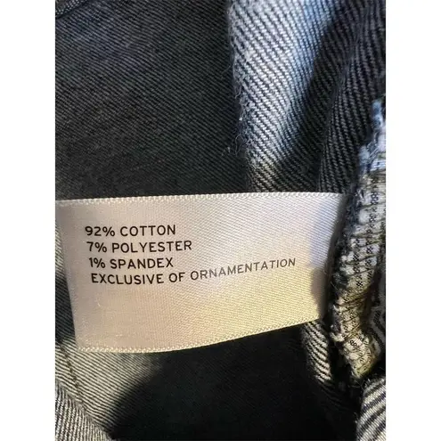 Duluth Women's High Rise Tapered Jeans Size 12 Blue Dark Wash Stretch