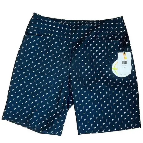 Tail White Label In For The Win Women's Pull On Golf Shorts #S2442 Black Size 8