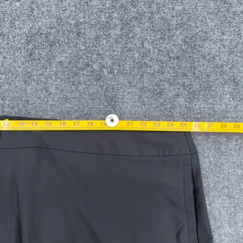 Ava & Viv Womens 4X Black Casual Stretch Pants Elastic Waist Cropped Leg