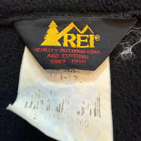 REI VINTAGE Womens GREEN Fleece Zip