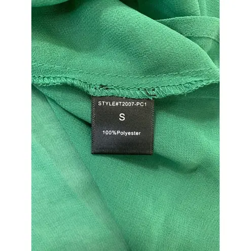 potter's pot Women's Shear Green Blouse