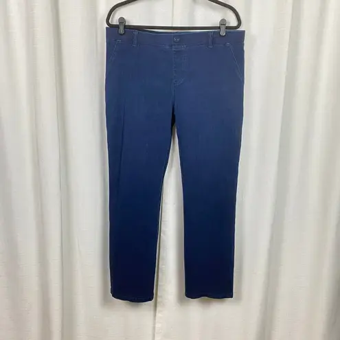 Betabrand Yoga Denim Straight Leg Pull On Jean Pants Sz.XLP