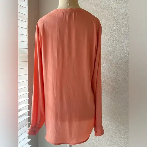 Ro & De PEACH SHEER TOP ~ Nordstrom x 