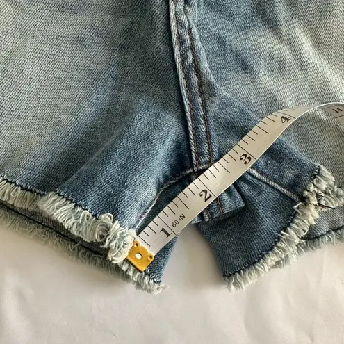sts blue Denim Shorts Size 28 Frayed Hem High Rise Casual Cute