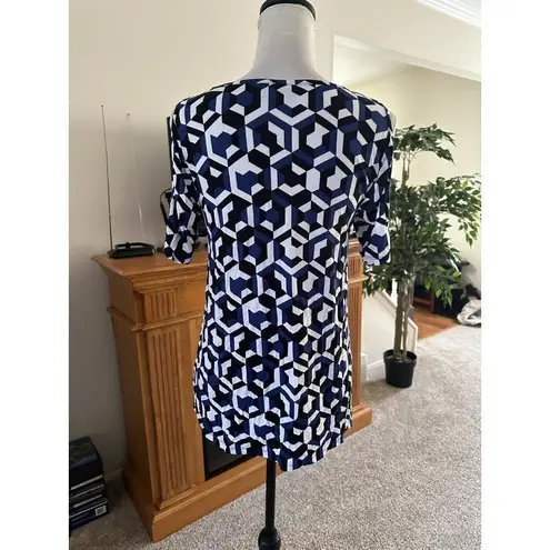 Buffalo Jeans By Top Women's S Multicolor Floral Cold Shoulder Sleeve