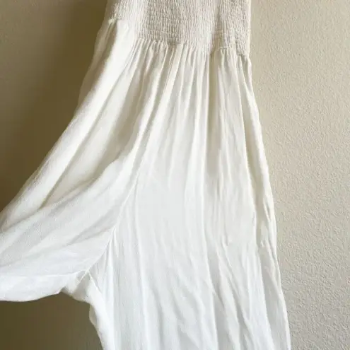 Wilfred Aritzia  New Chianti Jumpsuit Stretch Smocked White Size Medium