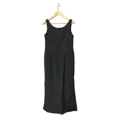 Kathie Lee Collection vintage Kathie Lee 90s dress sleeveless polka dot maxi Medium