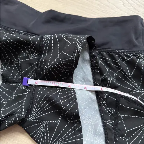 Title Nine Wahine Women’s Swim Shorts - Sashiko | Black/White | Small