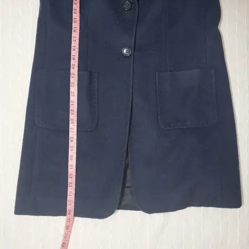 Peruvian Connection Women's Alpaca Wool Coat Dark Blue. Size: 12