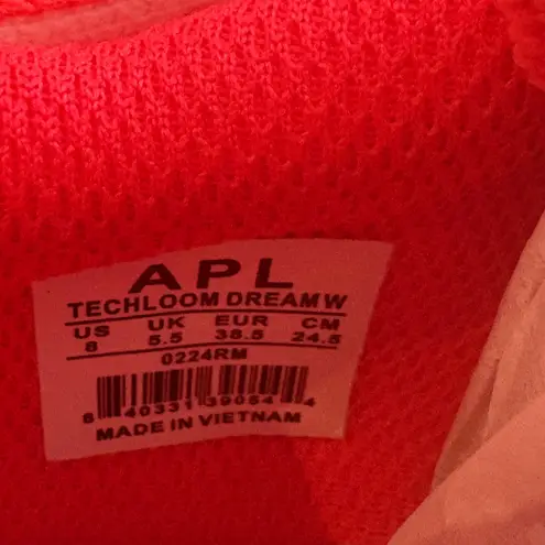 APL Women's Techloom Dream Ivory Magenta Royal Navy Sneaker Size 8 White