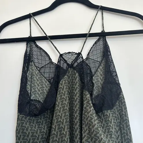 Zadig & Voltaire Risty Monogram-print silk Maxi Dress