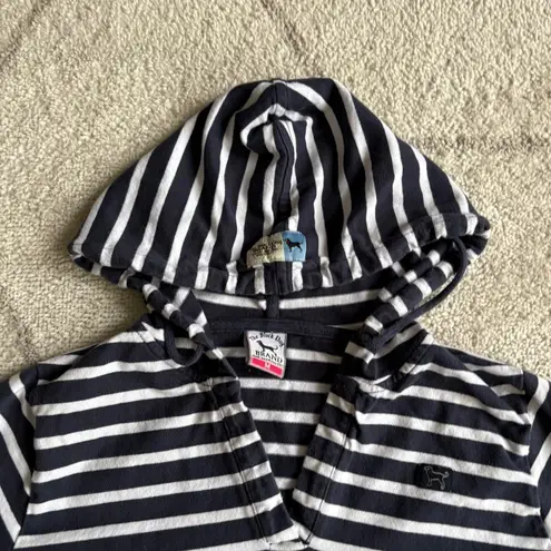 The Black Dog Martha's Vineyard Striped Hoodie Long Sleeve Coastal Cape Cod Styl