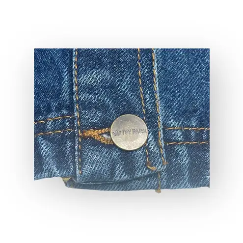 VHTF: new adidas originals x Ivy Park ᯾ Beyoncé Denim Mini Skirt ᯾ Dark Stripe M Blue Size M