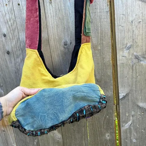Patchwork boho y2k hippy bag