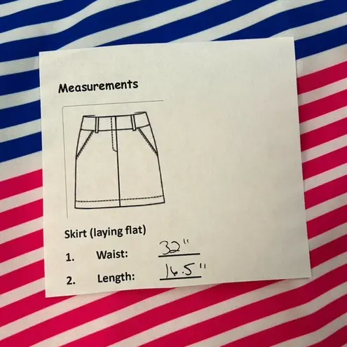 Lady Hagen Women's Chevron Stripe Skort Size 6 Golf Tennis Red white & blue