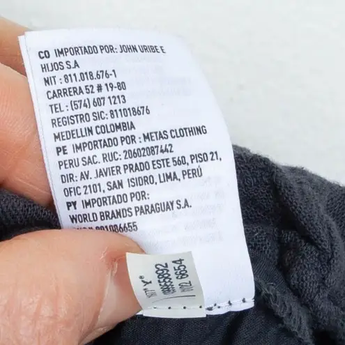 American Eagle Womens Tiered Open Back Romper Size XS Gray Sleeveless Coquette