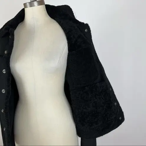 Saint Laurent Authentic Boyfriend Denim Merino Sherling Jacket NWT EUR 50