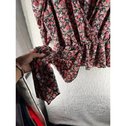 Womens Tops Size L Floral V