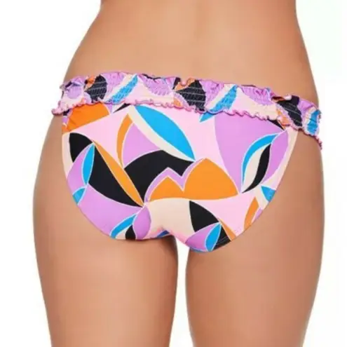 Salt+Cove Kaleidescope Smocked Bikini Swim Bottom Purple Size undefined