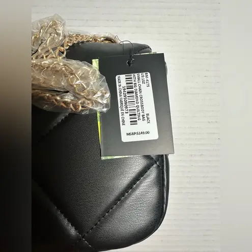 Badgley Mischka Badgley Mischka Small Bag Women’s Black Chain Crossbody Quilt Vegan Leather New