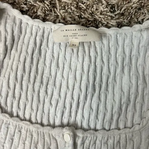 Sézane Ambroise cardigan in cream Sz XS