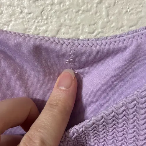 Seafolly Sea Dive One Shoulder Fullpiece Lilac Swimsuit - Size 12