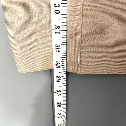 Bebe  Rose Dust Sleeveless Open Back Bandage Bodycon Party Mini Dress XS