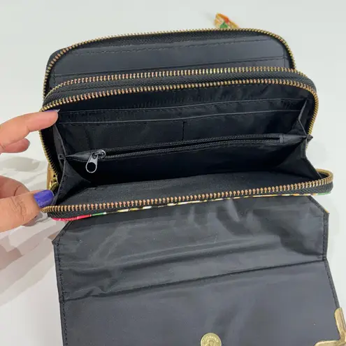 Floral and Leopard Print mobwife baddie aesthetic Clutch wallet wristlet Multiple