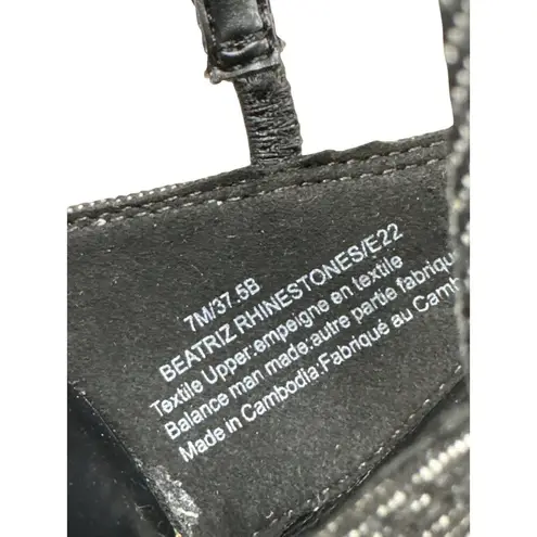 Karl Lagerfeld Paris Womens blue Rhinestone 4 inch Heels Size 7M SKU 7606