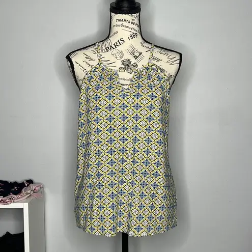 Mix by 41Hawthorn SMALL Elaria Keyhole Knit Top Stitch Fix Front Back Peek Tank Yellow