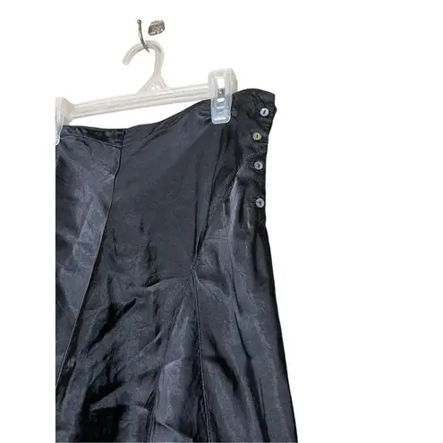 Burning Torch Anthropologie Black Midi Skirt Size Small Black