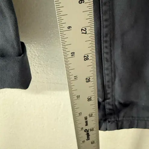 Pistola Jumpsuit Women M Blue Stone Relaxed Field Suit Short Sleeve Button Front