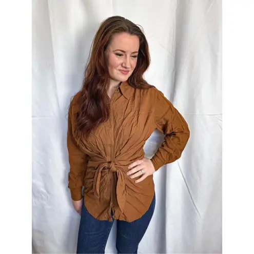 Vintage Mona Lisa Haute Couture Top Orange