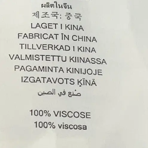 Michael Kors MICHAEL  Pullover Leopard Print Peasant Top Blouse Size XL