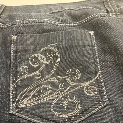 Fashion Bug Women’s Jeans Size 20W Average Blue Bling