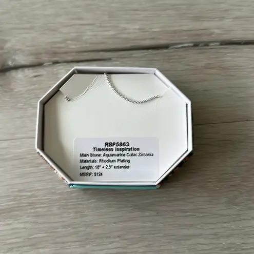 Bomb Party Birthday Collection March 2023 18” Necklace NWOT IN BOX Blue