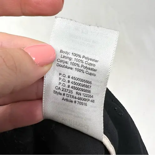 Aritzia  wilfred black side stripe pants tie-front size 4