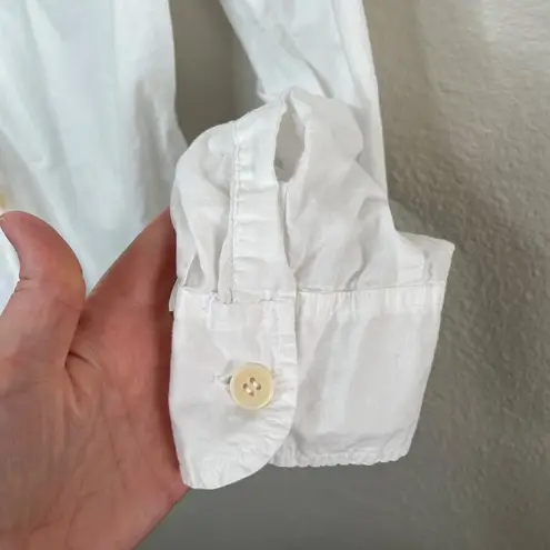 CP Shades Womens White Button-Down Cotton Long Sleeve Shirt XS