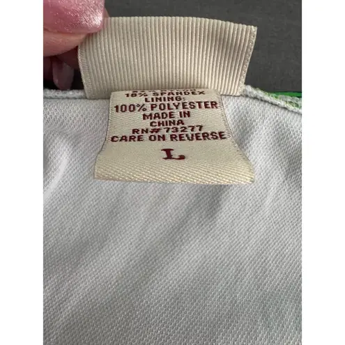 Mudd Teal Swimsuit top with tropical print bottoms size Large  beach pool summer - Image 11